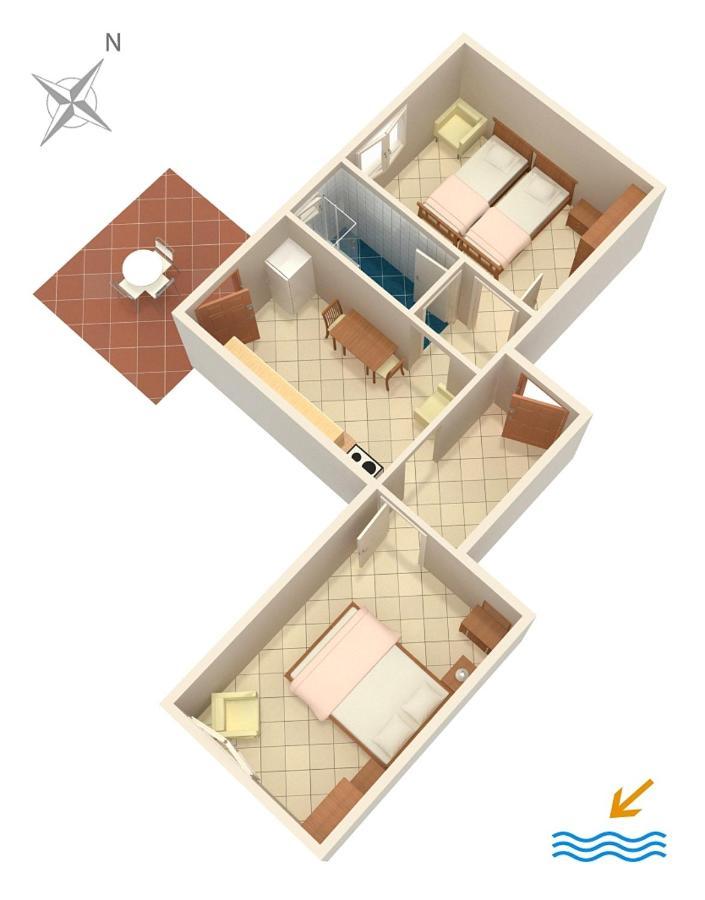 Apartment Zaglav 878A Luaran gambar